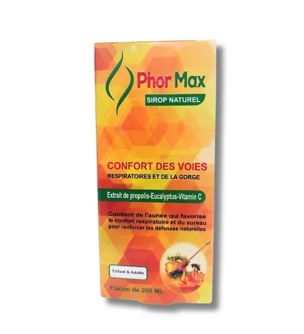 Phormax Sirop Naturel Propolis Eucalyptus Vitamine C 200 ml