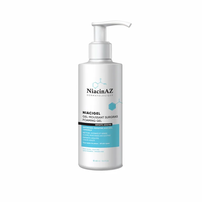 NiacinAZ Niacigel Gel Moussant Surgras 400 ml
