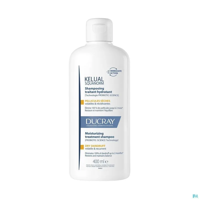 Ducray Kelual Squanorm Shampoing Traitant Pellicules Seches 200 ml