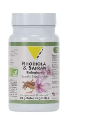 Vit’All++ Rhodiola & Safran 400 mg 30GEL