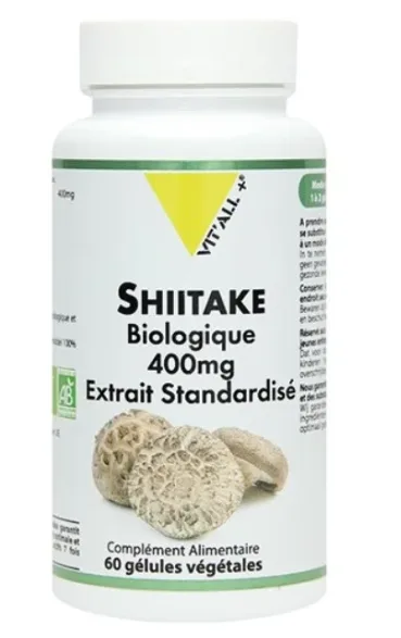 Vit’All++ Shiitake Biologique 400 mg 60 Gelules