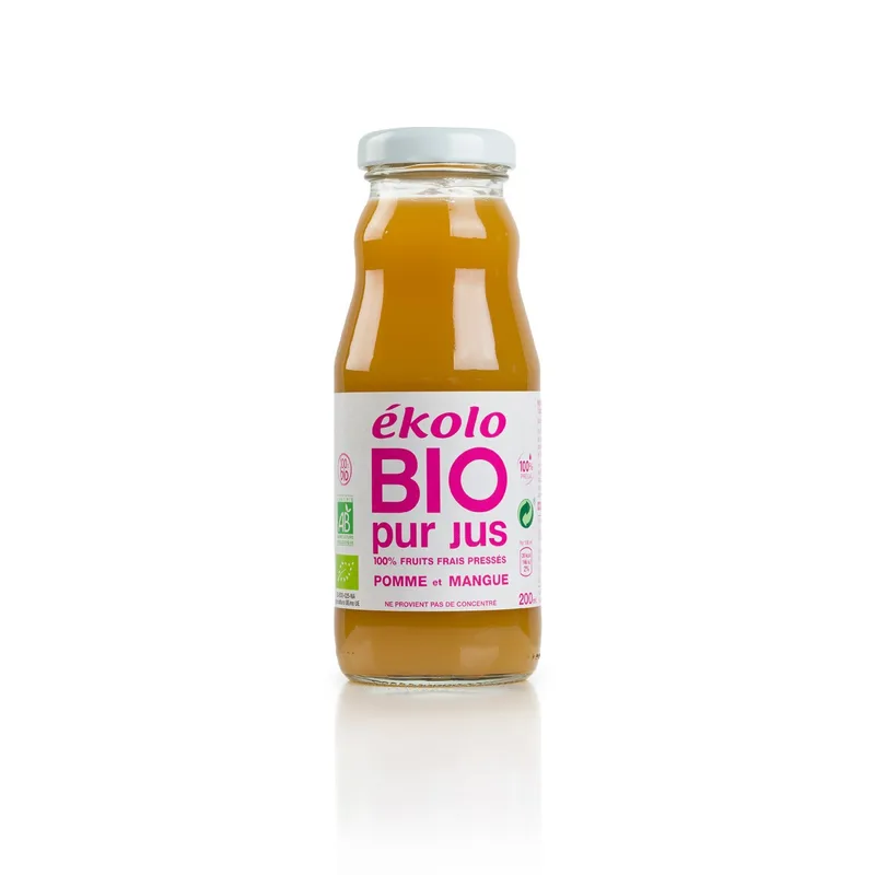 Ekolo BIO Pur Jus de Pomme et Mangue 200 ml