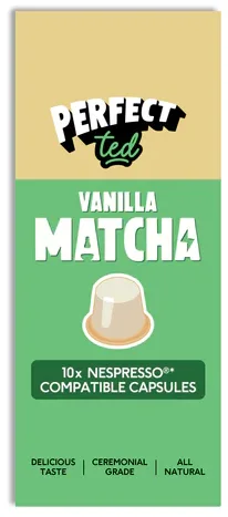 Perfect Ted Capsules Matcha Vanille 10*5