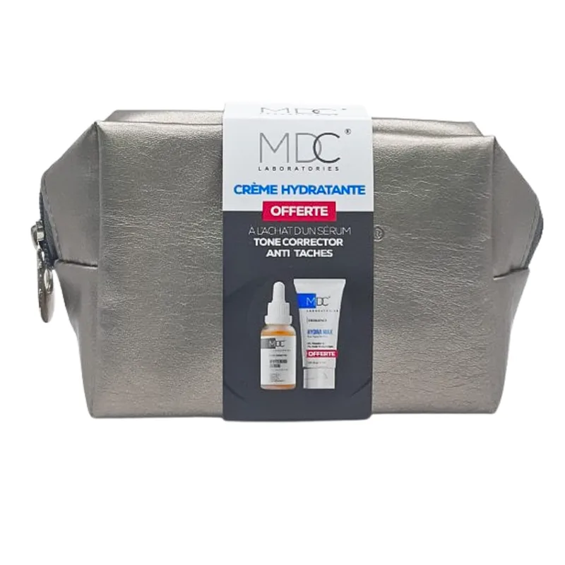 MDC Offre Tone Corrector Serum Eclaircissant 30 ml+mdc Hydra Max 30 ml + Trousse Offerts