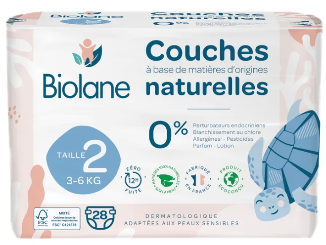 Biolane Couches écologiques - Taille 2