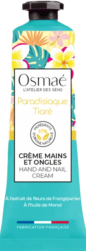 Osmae Crème mains et ongles paradisiaque Tiaré 30 ml