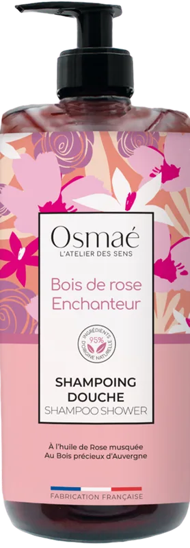 Osmae Shampoing douche Bois de Rose Enchanteur 1 L