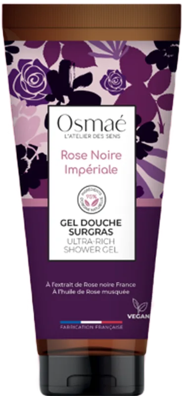 Osmae Gel douche surgras rose noire Impériale 100 ml