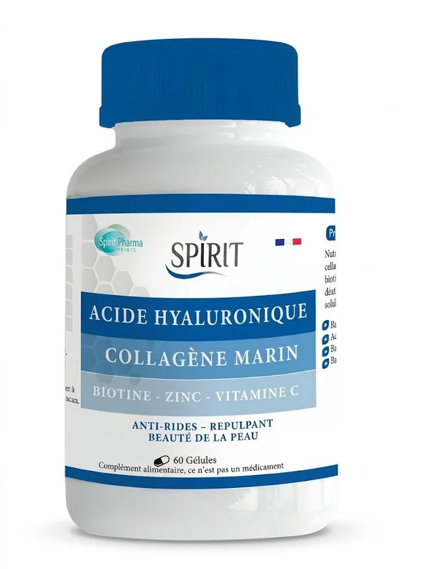 Spirit Acide Hyaluronique 60 Gelules