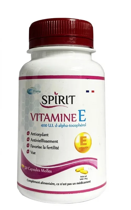 Spirit Vitamine E 50 Capsules