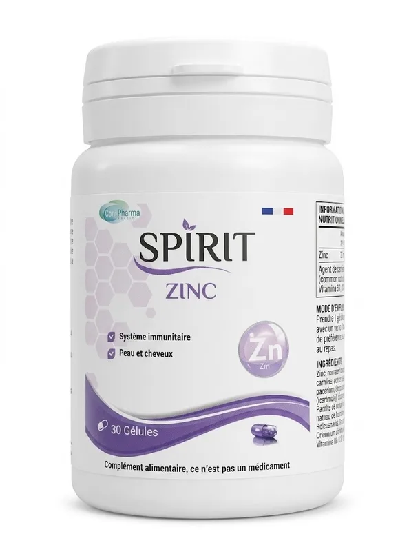 Spirit Zinc 30gelules