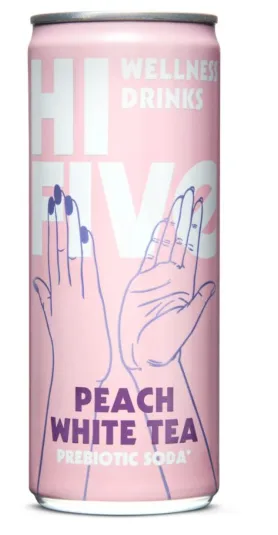 Hi-Five Soda Prebiotic Peche 250 ml