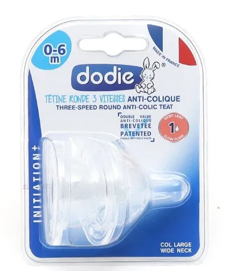 Dodie Tetine Initiation+ Anti Colique D1 0-6M X2