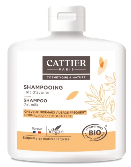 Cattier Shampooing au lait d'avoine 250 ml