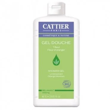 Cattier Gel Douche Relaxant - Tilleul / Eau Fleur d'Oranger 1 L