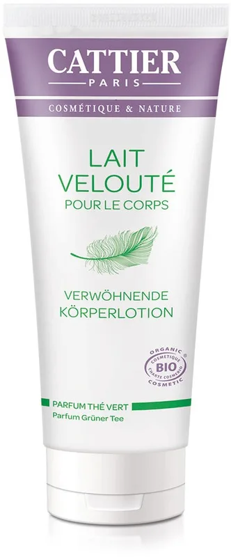 Cattier Lait Veloute pour le CORPS-parfum the Vert 200 ml