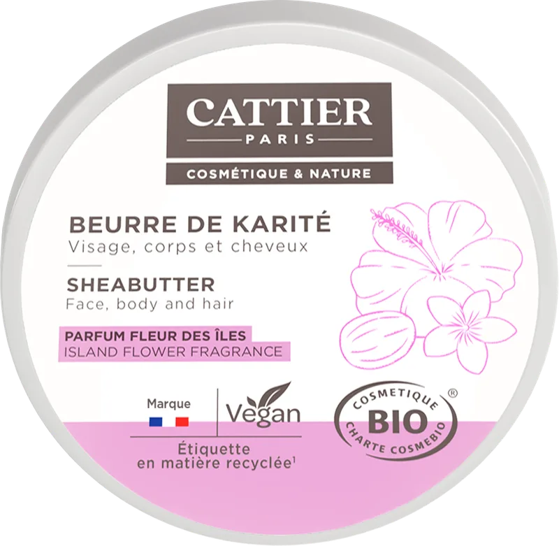 Cattier Beurre de Karite - Fleur des Iles 100 g