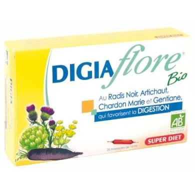 Super Diet Digiaflore Ampoules BIO 20 Ampoules