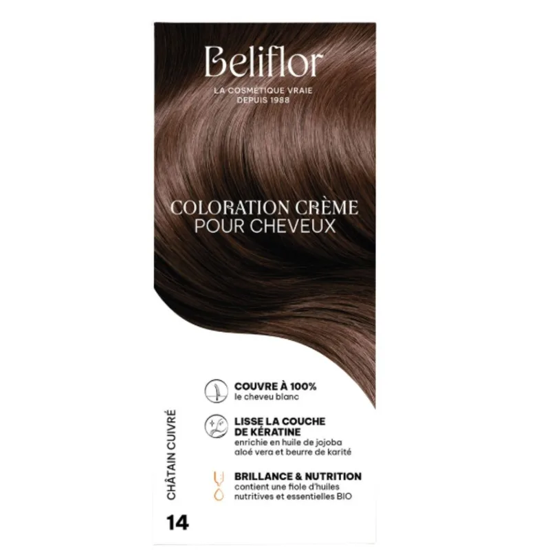 Beliflor Unidose N° 14 Chatain Cuivre 120 ml