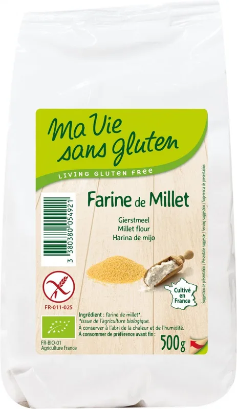 Ma Vie Sans Gluten Farine bio de millet 500 g