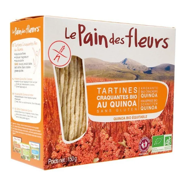 Le Pain des Fleurs Tartines Craquantes au Quinoa 150 g