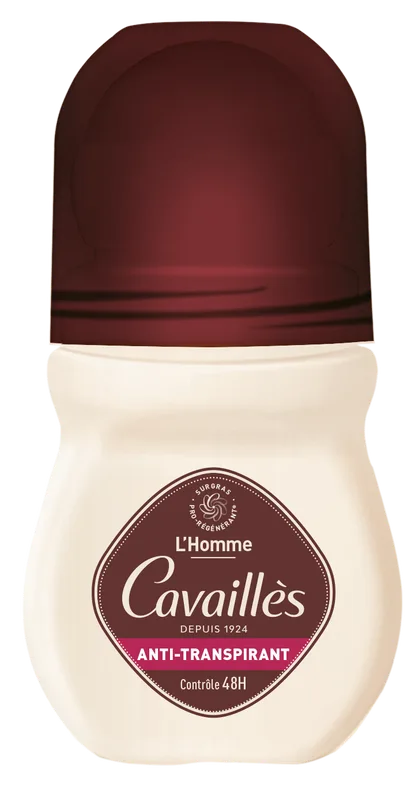 Roge Cavailles Deo Absorb+ Soin Régulateur Homme Roll On 50 ml