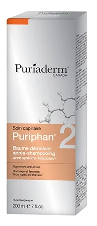 Puriaderm Baume Démêlant, Après-Shampooing, Hommes – Femmes