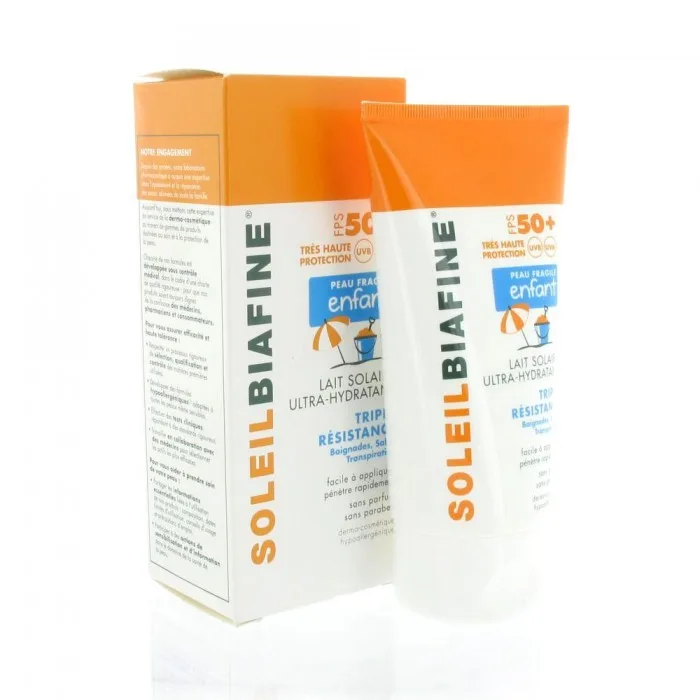 Biafine lait corps enfants spf50+ (150 ml)
